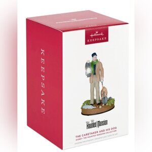 Hallmark Keepsake Disney Haunted Mansion Caretaker & His Dog Ornament 2024 – NIB
